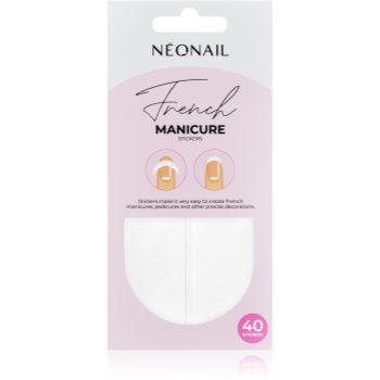 NEONAIL French Manicure Stickers folii autocolante pentru unghii - imagine 2